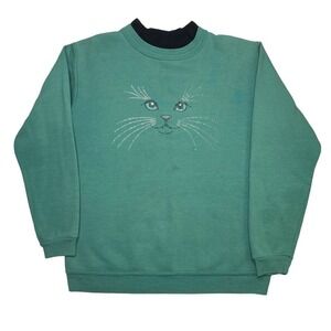 Vintage Cat animal‎ sweater